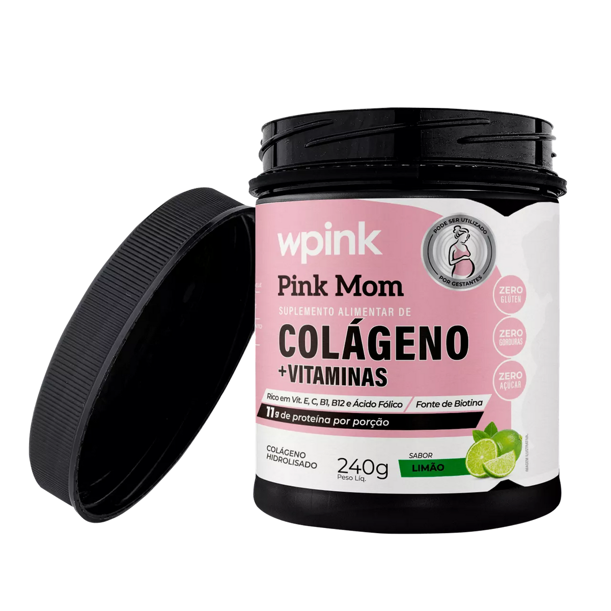 Colágeno Pink Mom de Limão - 240g