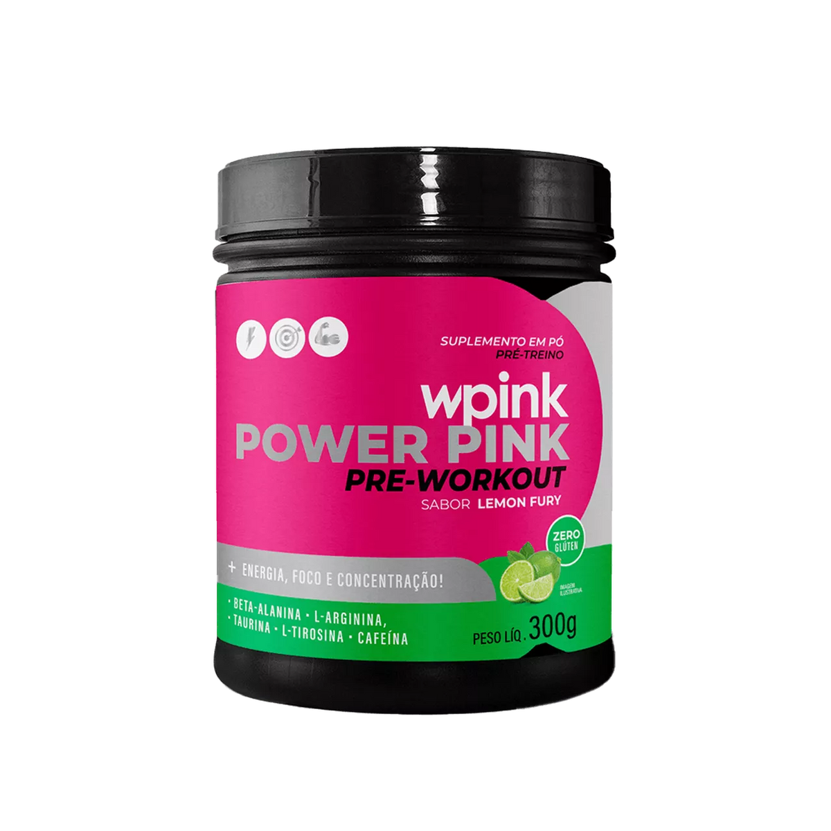 Super Power Pink de Limão - Pré-Treino – 300g