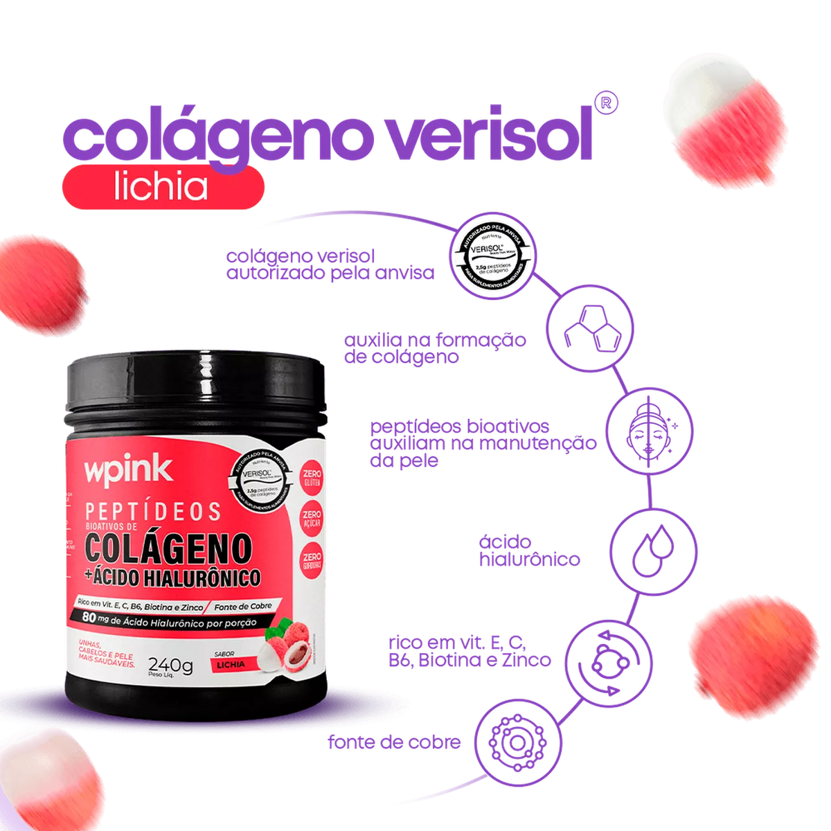 Colágeno de Lichia - 240g - The Supply