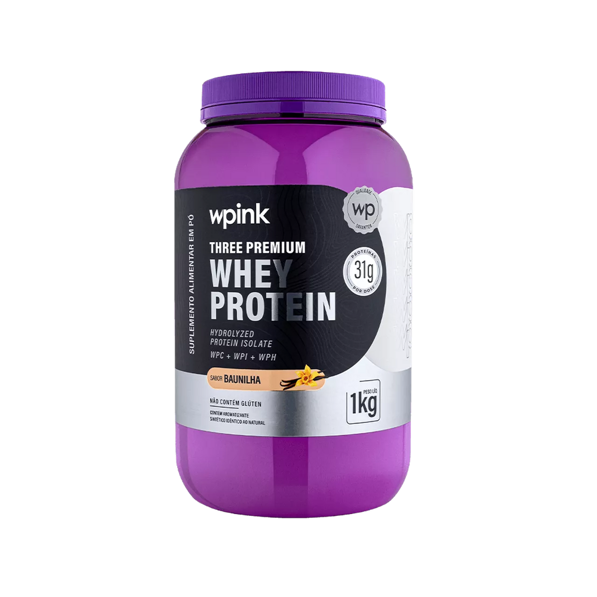 Three Premium Whey Protein Baunilha 3W - (1kg)